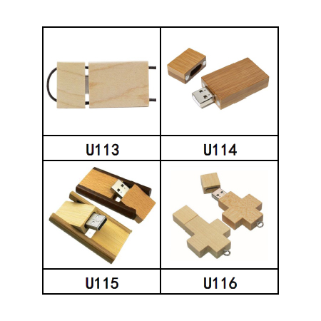簡約木質 USB 隨身碟